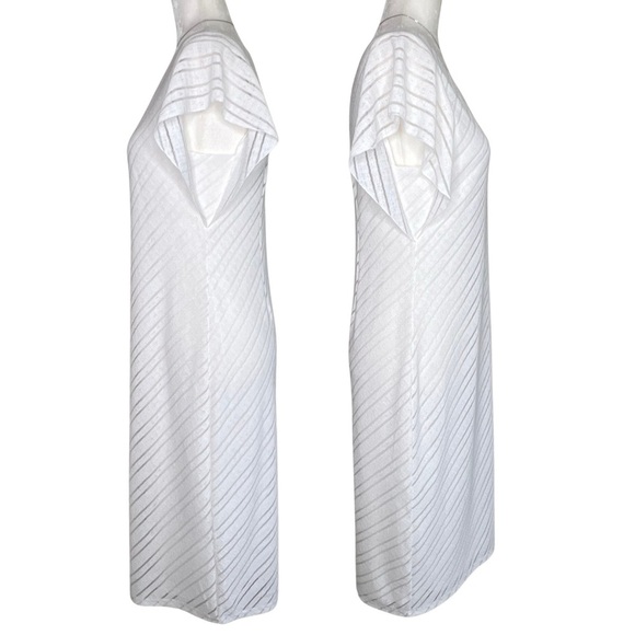 Cato New Dress Midi Striped Road to Rio White Small S NWT - Picture 4 of 14